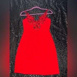 I am selling a size SMALL SEQUIN RED PARTY DRESS. WORN ONCE, PERFECT CONDITION.